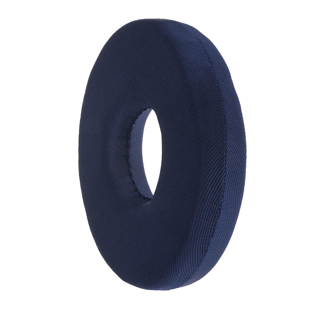 Black Orthopedic Donut Cushion 35x14cm With Removable Cover For Pain Relief - Mobility Buy