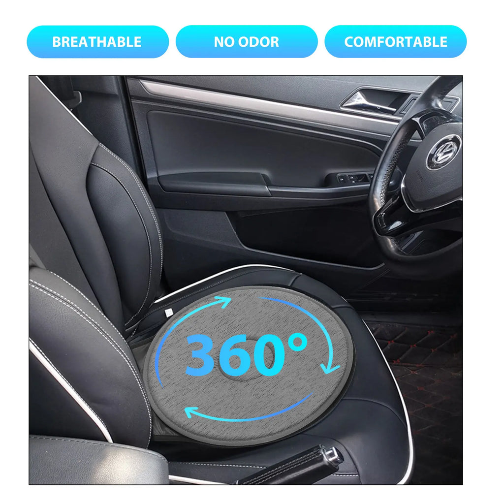 Ergonomic 360 Rotation Car Seat Cushion For Seniors And Mothers - Mobility Buy