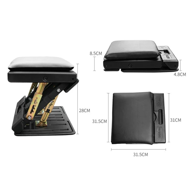 Ergonomic Adjustable Footrest With Four Position Height And Removable Pad - Mobility Buy