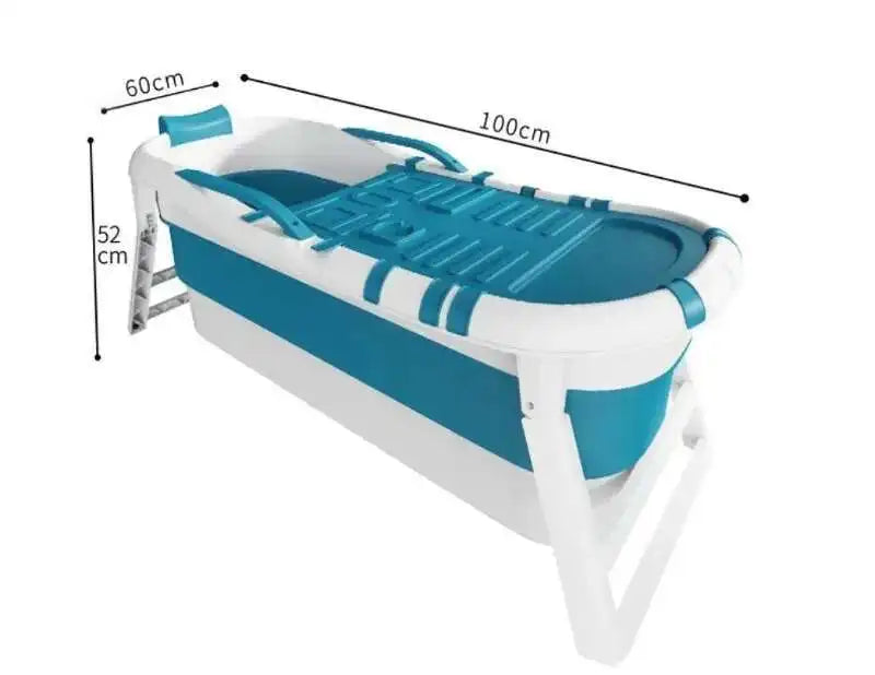 Foldable Adult Portable Bathtub Full Body Thickened Household Tub - Mobility Buy