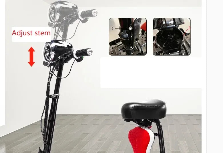Foldable Electric Scooter Dual Motor Four Wheel For Elderly And Disabled - Mobility Buy
