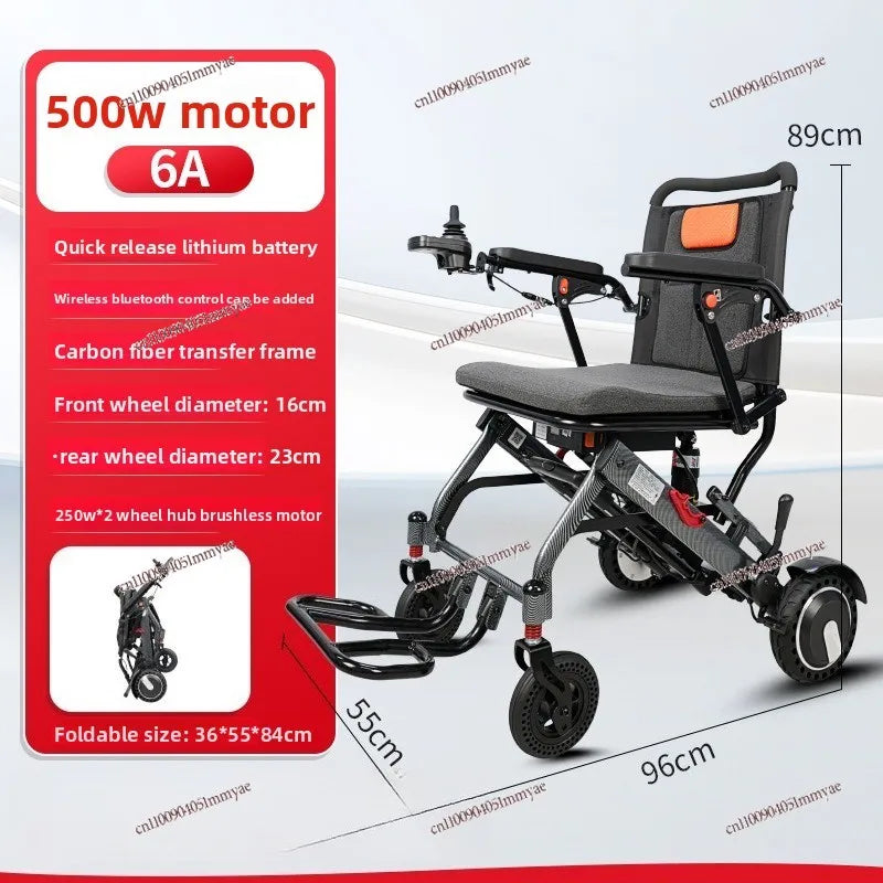 Folding Mobility Chair For Seniors Lightweight Aluminum All Terrain Portable - Mobility Buy