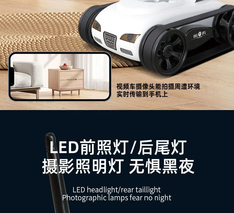 Gifit 777272 WiFi RC Tank With Camera Four Channel Toy For Kids - Mobility Buy