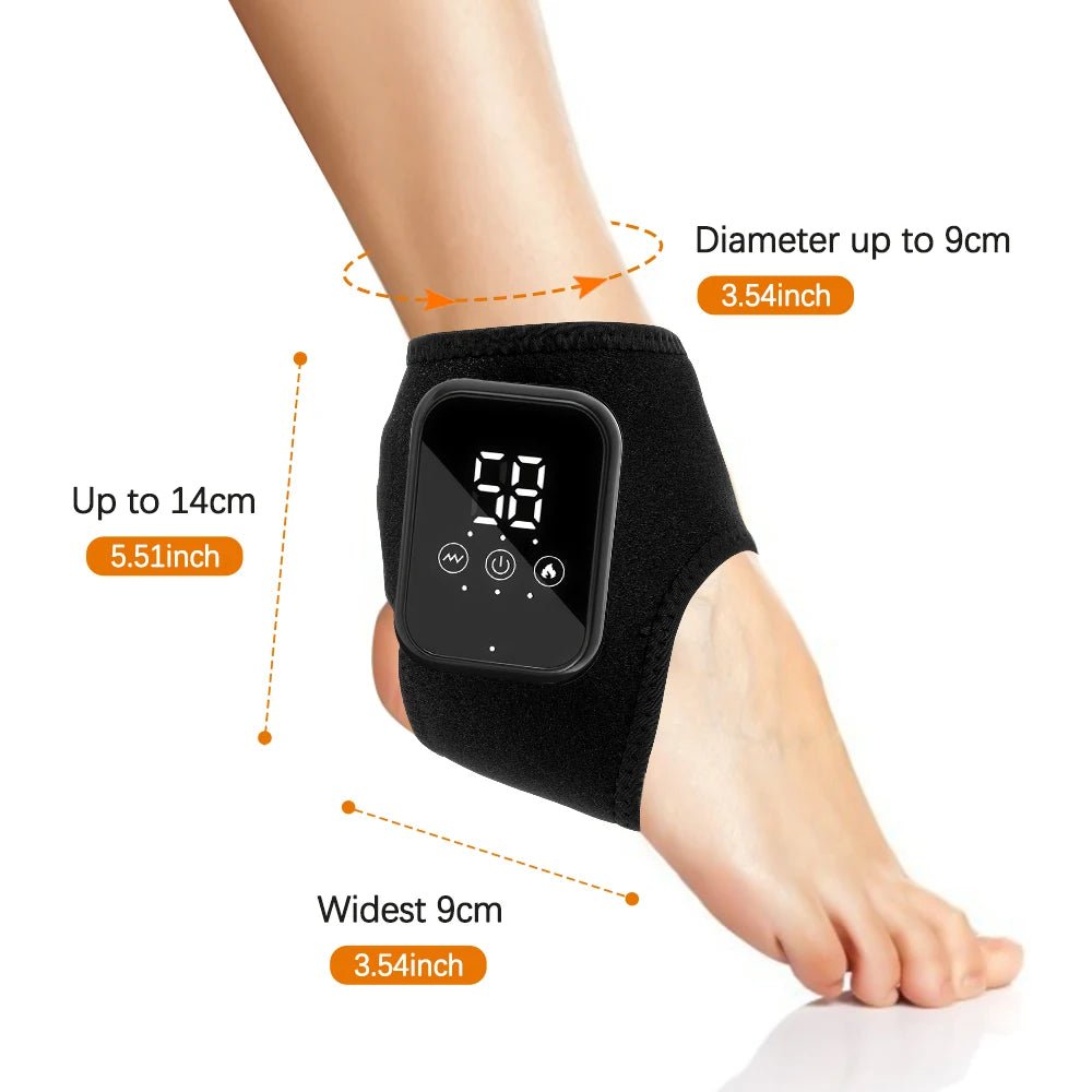 Heating Ankle Guard 3 Levels Vibratio Foot Massager - Mobility Buy