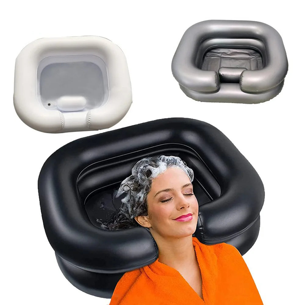 Inflatable Portable Hair Wash Basin With Pillow For Patient Care - Mobility Buy