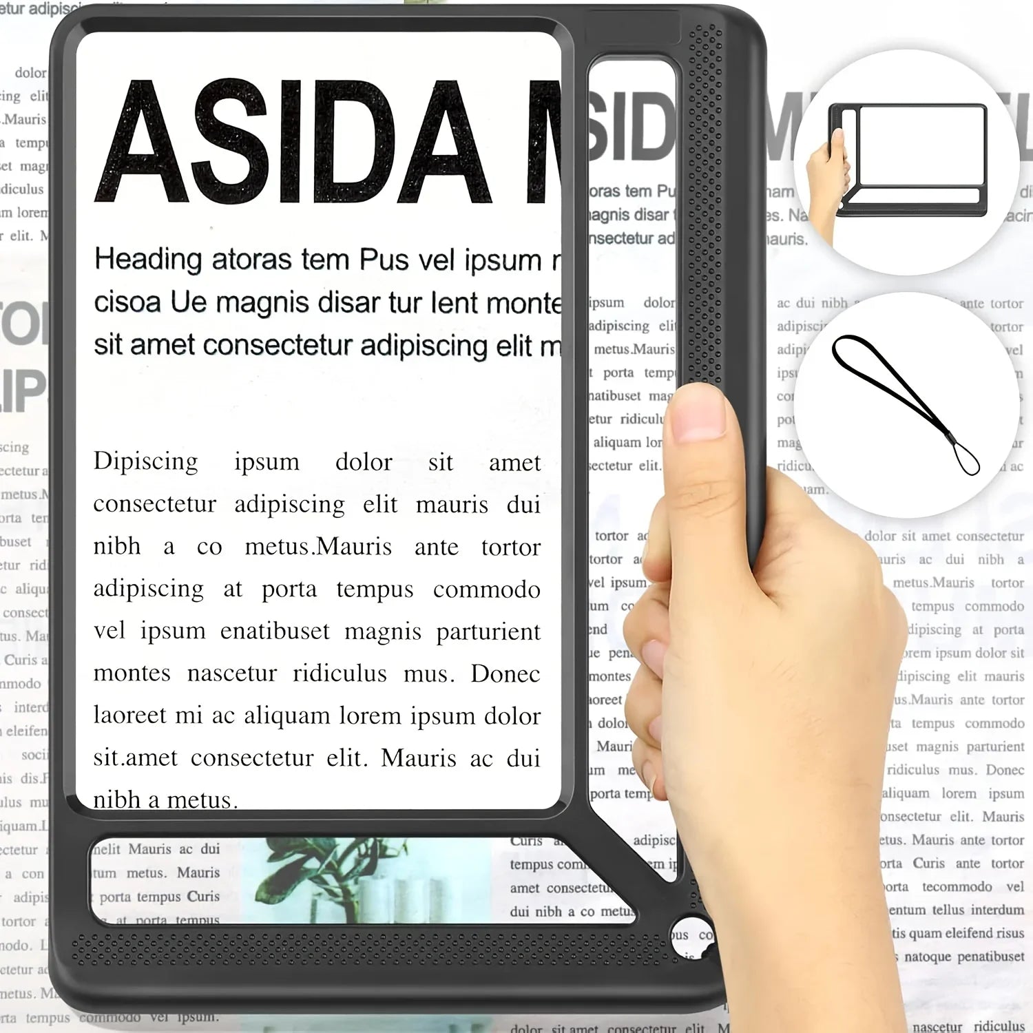 Kandheld Essential 4X Magnifying Glass With Usb Rechargeable LED For Seniors - Mobility Buy