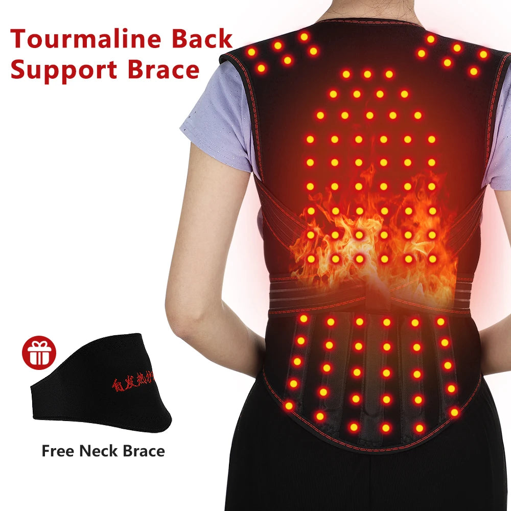Magnetic Self Heating Back Brace For Posture Correction - Mobility Buy