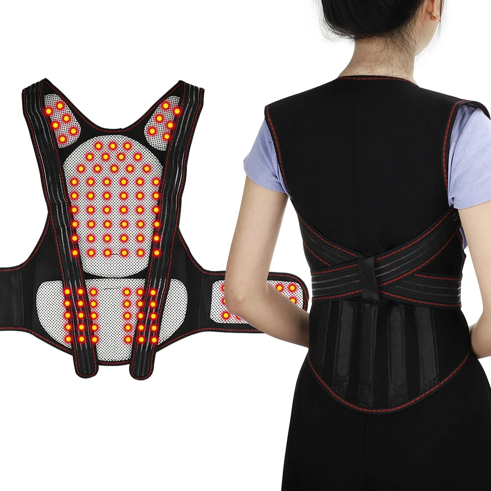Magnetic Self Heating Back Brace For Posture Correction - Mobility Buy