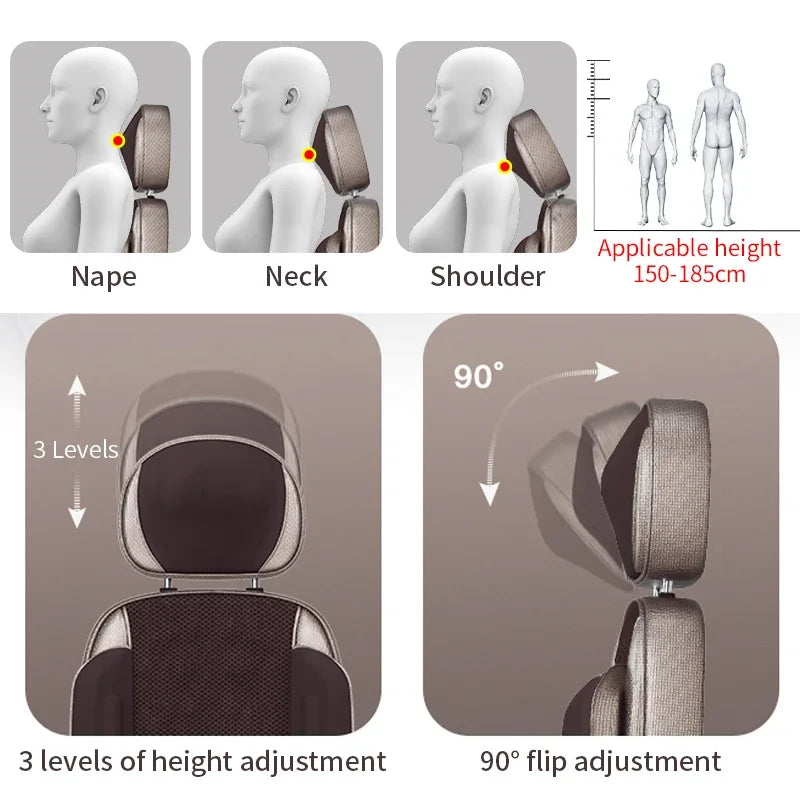 Massage Chair Full BodyNeck Back Waist Leg Infrared Heating - Mobility Buy