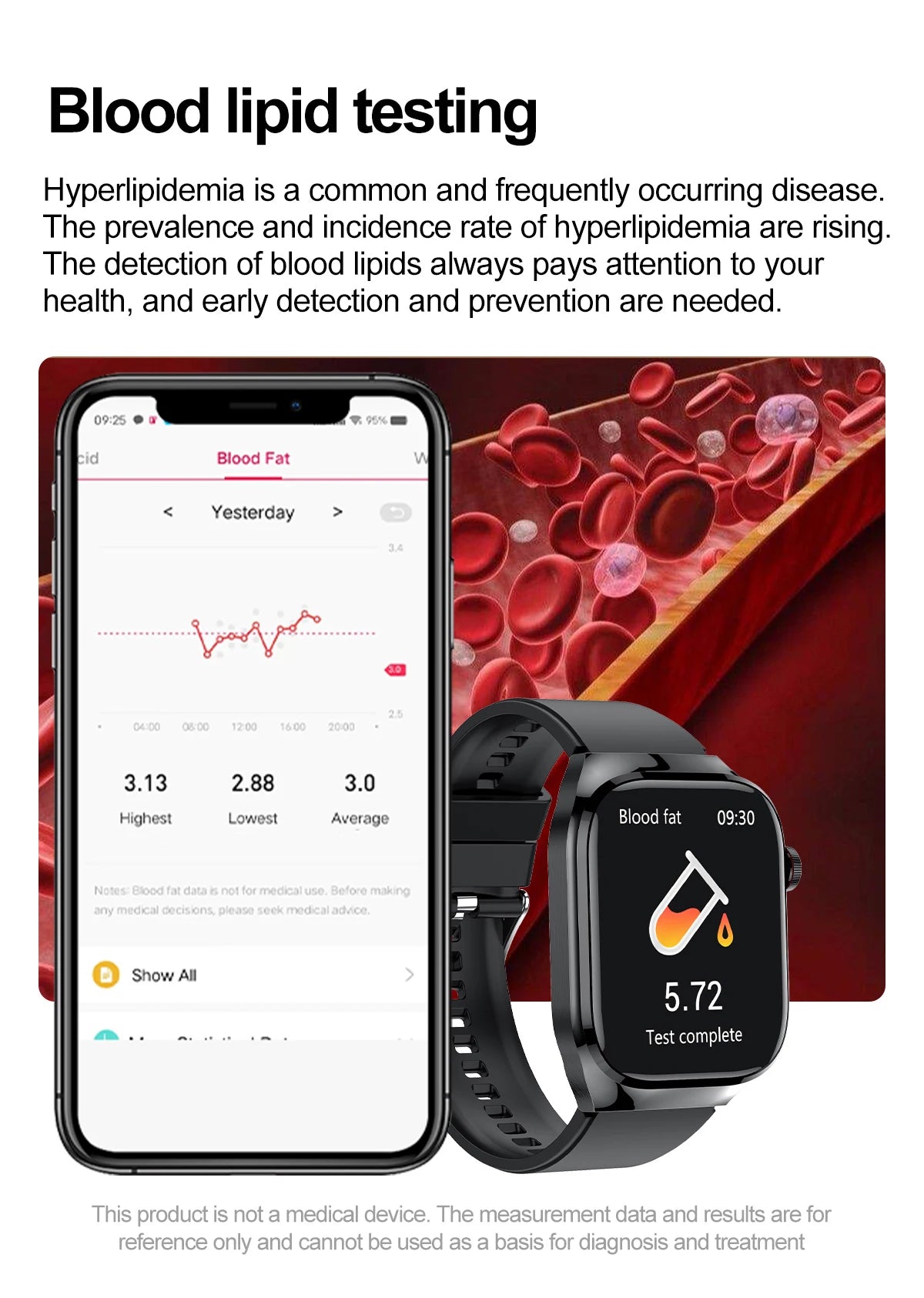 Micro Physical Exam Smart Watch - Health check Bluetooth - Mobility Buy