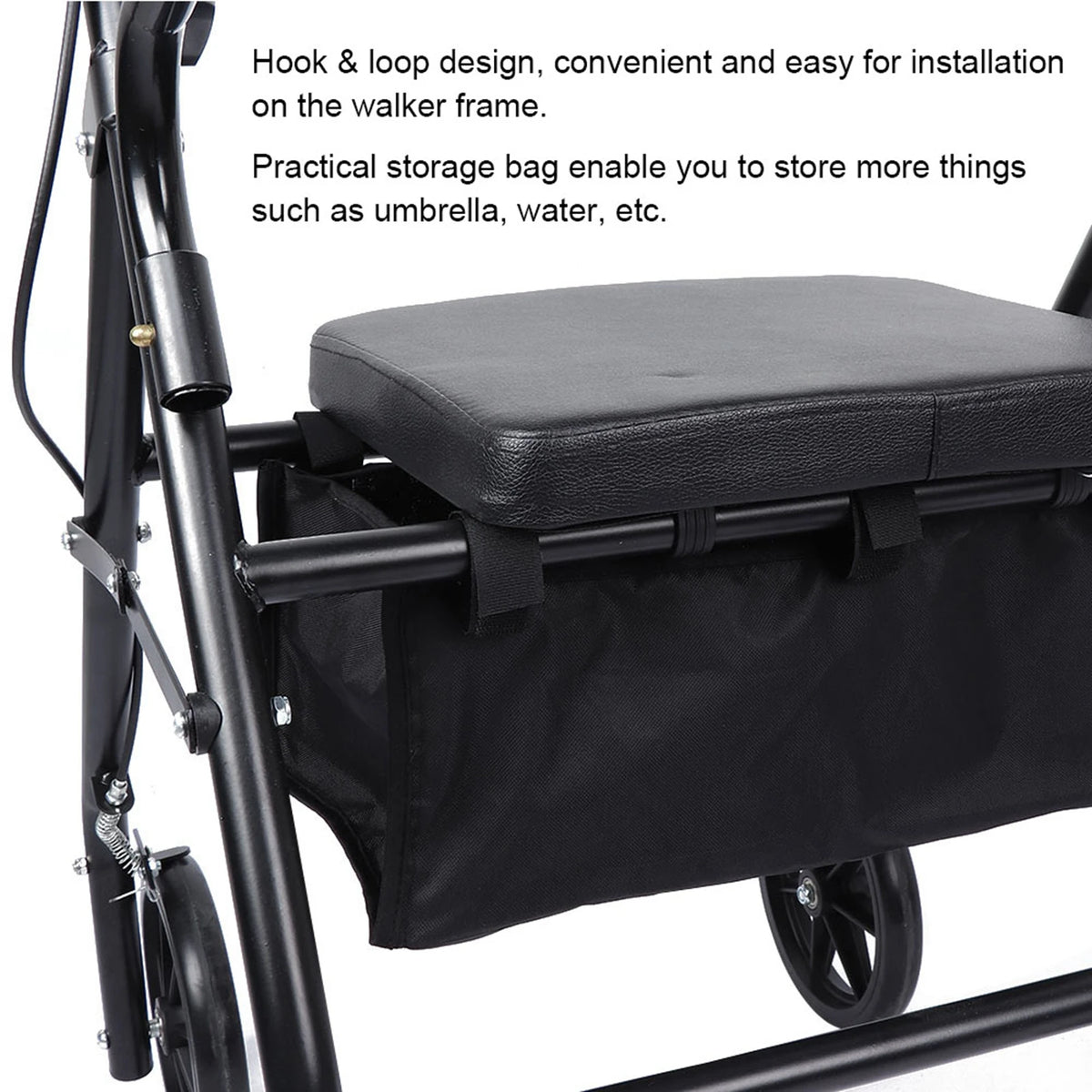 Portable Foldable Rollator Walker Basket - Mobility Buy