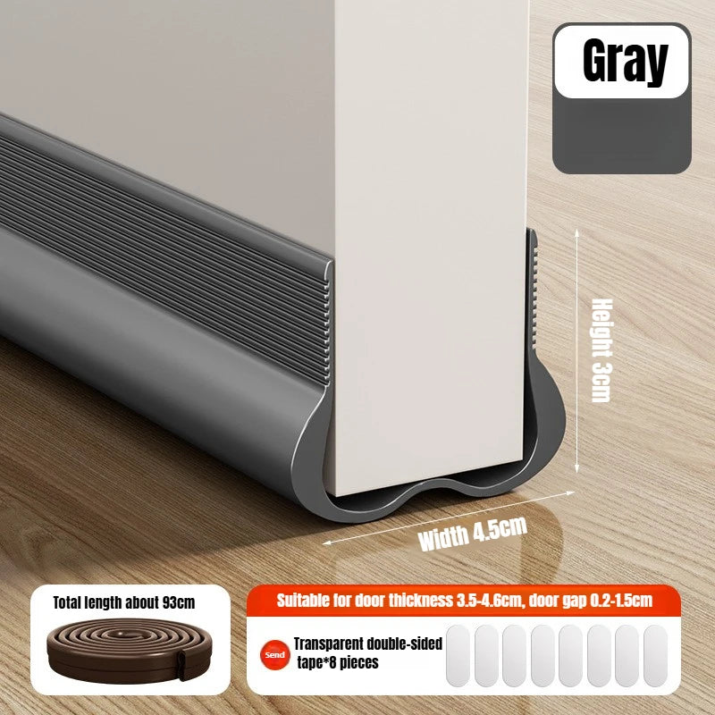 Premium Pvc Door Bottom Seal Strip Adjustable Soundproof Draft Blocker Homes - Mobility Buy