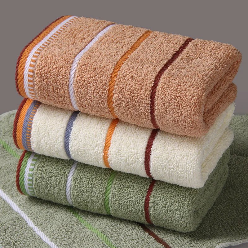 Pure Cotton Thick Towels 33x73 CM Absorbent Face Kitchen Bath Towels - Mobility Buy