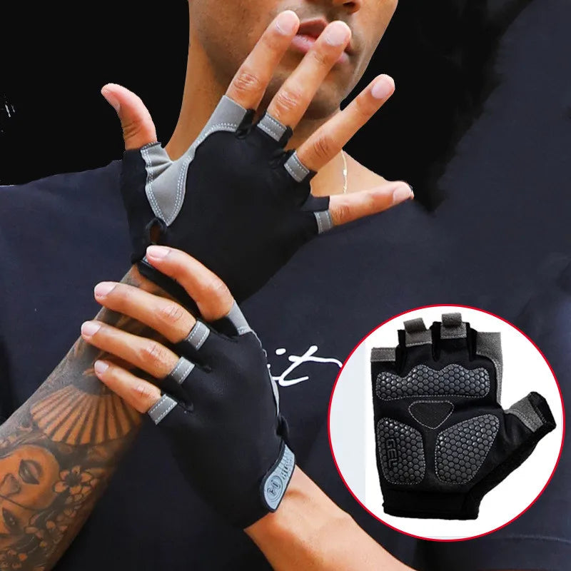 Pushing Gloves for Wheelchair Cycling Gym Fingerless - Mobility Buy