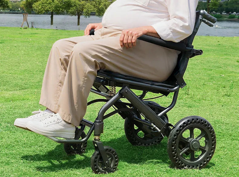 Small foldable, lightweight wheelchair - travel, portable - Wheelchairs from Manual wheelchairs