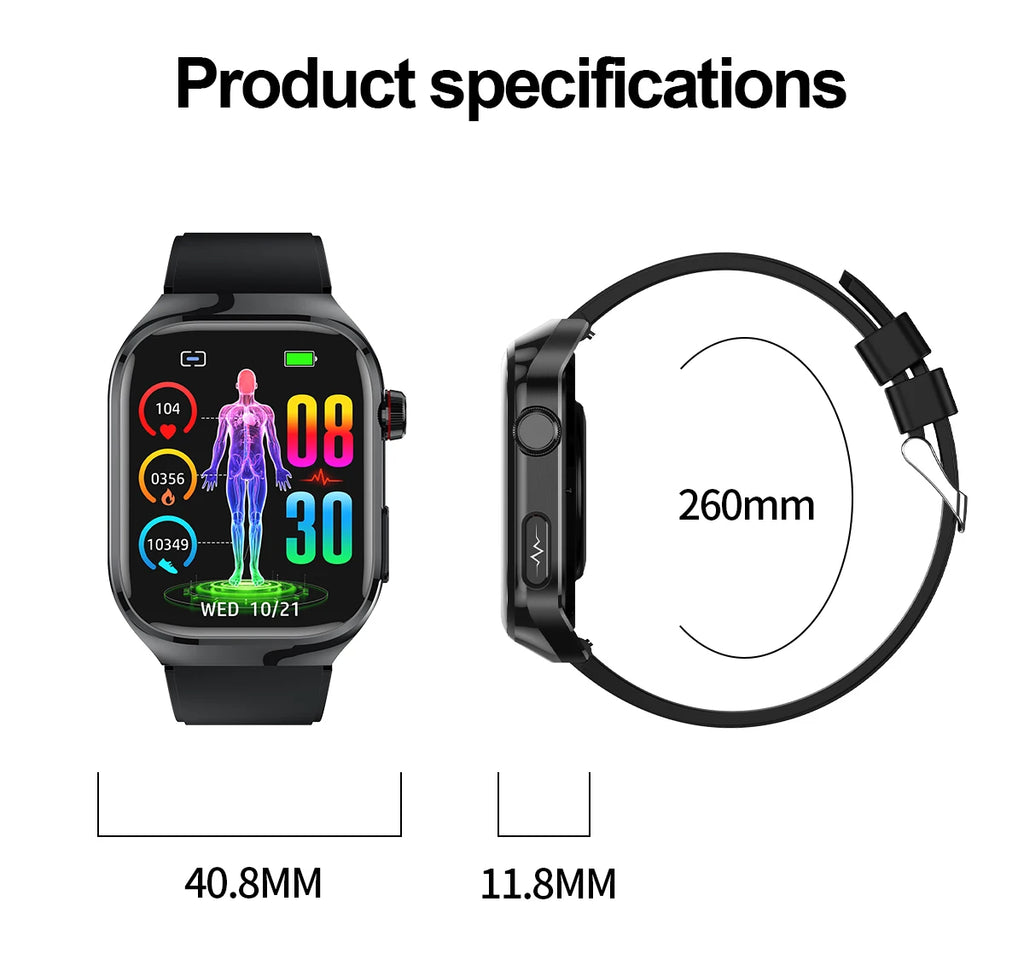 Micro Physical Exam Smart Watch - Health check Bluetooth - Smart Watches from Smaet watch