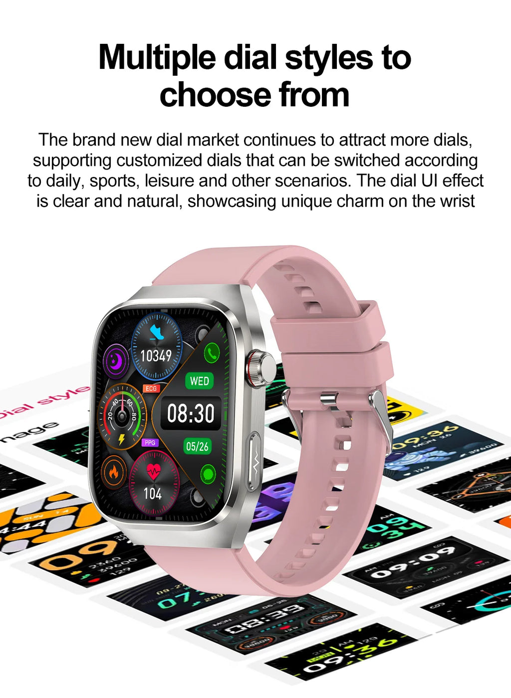 Micro Physical Exam Smart Watch - Health check Bluetooth - Smart Watches from Smaet watch