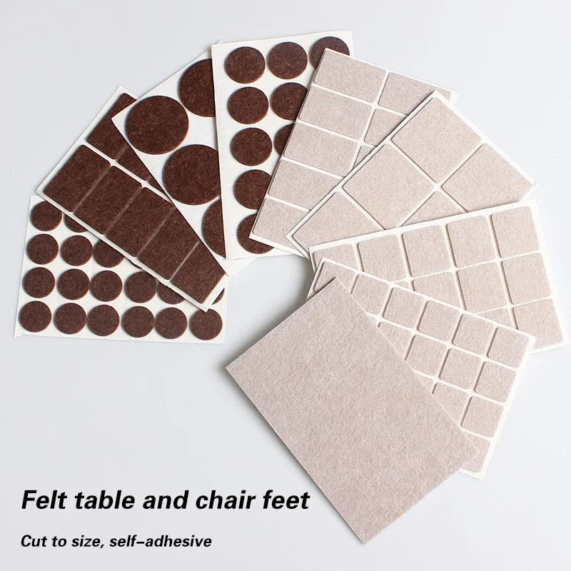 Self Adhesive Felt Chair Leg Pads For Table And Furniture Floor Protectors - Mobility Buy