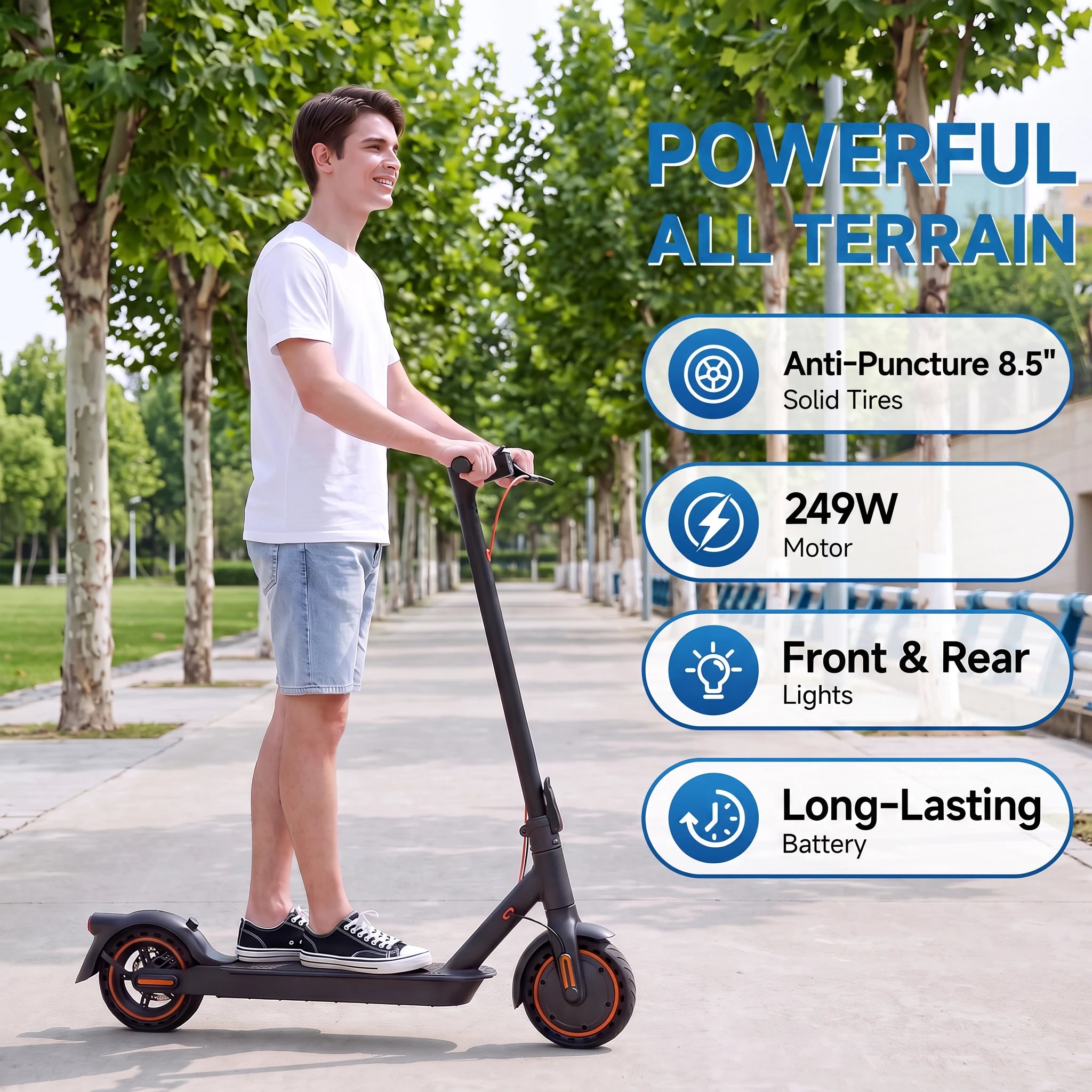 Todimart T3 Foldable Electric Scooter 36V 7.8Ah 250W App Control - Mobility Buy