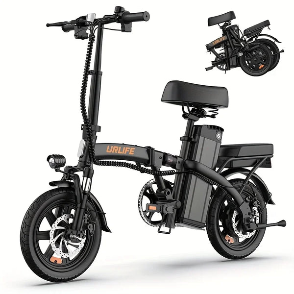 Urlife 14 Inch Folding Ebike 250W 48V 7.5Ah Hydraulic Electric Bicycle - Mobility Buy