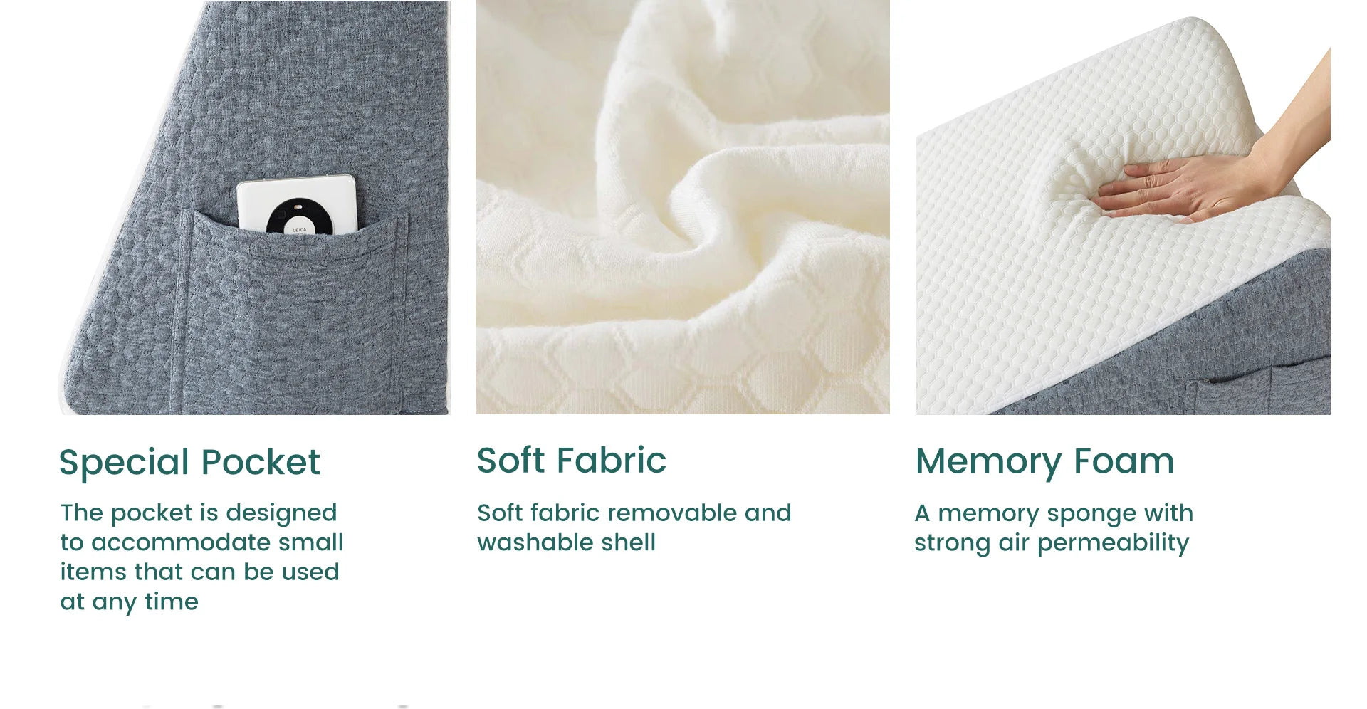 Wedge Pillow For Sleeping Acid Reflux After Surgery Elevated Triangle Foam - Mobility Buy