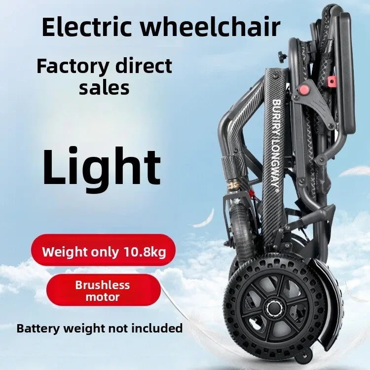 Wheelchair lightweight foldable hand-pushed or electric powerd - Mobility Buy